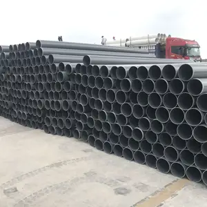 Grey Plastic 12 16 20 inch diameter pvc pipe for water supply and drainage
