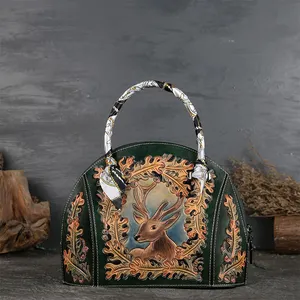 Customize Top Quality Women Hand Bags Casual Ladies Real Leather Designers Hand Made Bags Handbags Manufacturer 2023