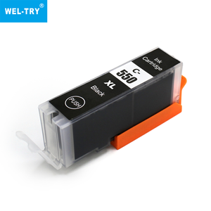 Cartucho de tinta de color compatible con PGI550XL y CLI551 para impresora de inyección de tinta Canon <span class=keywords><strong>PIXMA</strong></span> <span class=keywords><strong>IX6850</strong></span> MG5600 BK de color - Product Image 2