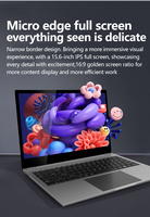 Nuovo Laptop Touch Intel N95 con Schermo da 15.6", 16GB RAM DDR4, Frequenza di Aggiornamento 144Hz, Tastiera Inglese - Laptop per Business