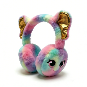 Couvre-oreilles doux et moelleux personnalisés, coupe-vent, pour filles, enfants, cosplay, fête et temps froid - Product Image 1