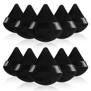 Mélangeur de maquillage Bouffée de poudre Triangle Bouffées de poudre Usage sec Fond de teint cosmétique Bouffée de maquillage Noir - Product Image 2