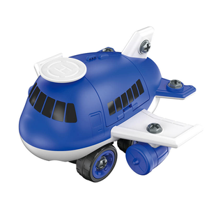 Vente chaude 4 <span class=keywords><strong>en</strong></span> 1 démonter jouet avion ensemble d'assemblage Police série vis panneaux de signalisation et accessoires jouet éducatif - Product Image 4