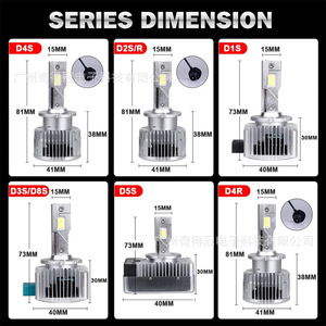 D Series Led Headlights D1S D2S D3S D4S D5S D8S Direct <b>Plug</b> Automotive <b>Lighting</b> For Car - Product Image 4