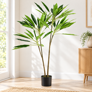 Factory Wholesale Artificial Areca Palm <b>Tree</b> Flame Retardant UV Resistant Plastic Potted Plant for Indoor Home Hotel Birthday - Product Image 1