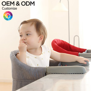 Silla de Comer Multifuncional Moderna de Metal para Bebés, Silla con Abrazadera para Mesa, Desmontable, Portátil, Plegable, con Gancho para Silla Alta - Product Image 1