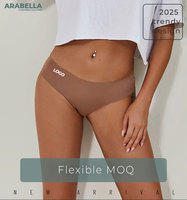 Sous-vêtements pour femmes 2025 taille basse grande taille coupe haute sans couture en soie glacée respirant écologique sexy string T-back