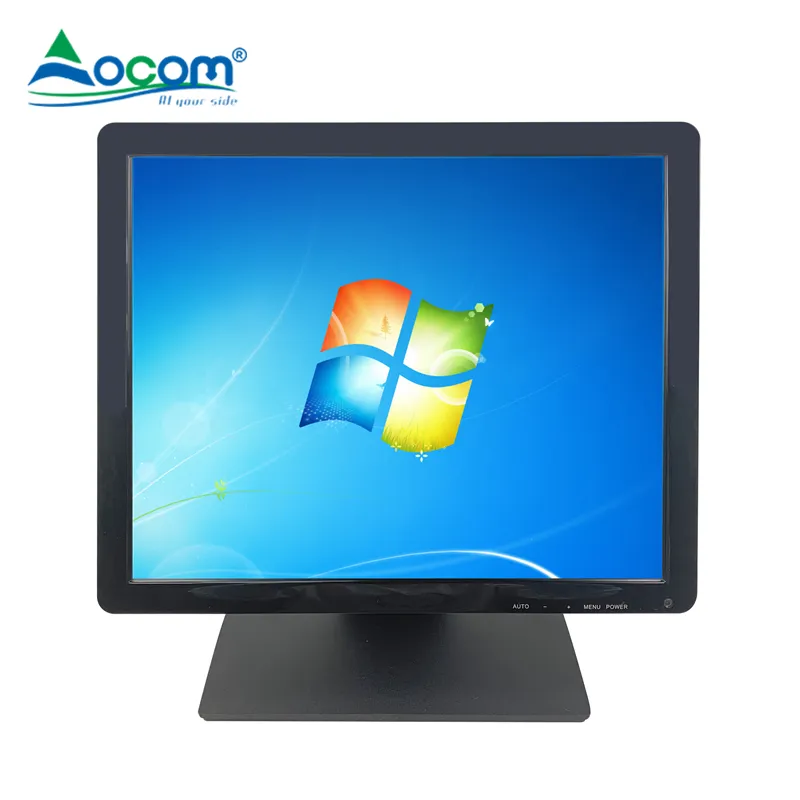 Monitor de toque industrial do lcd usb à prova d' água, tela médica de 19 polegadas atm, kiosk pos, monitor capacitivo de tela sensível ao toque