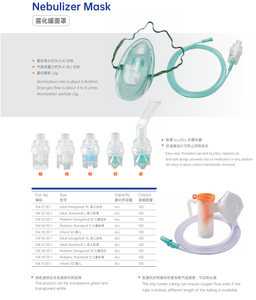 Masker nebuliser serbaguna dengan tabung dan cangkir 6cc/8cc dengan Mouthpiece untuk bayi dewasa pediatrik - Product Image 5