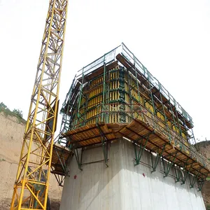 China Lianggong Manufacture Steel Cantilever Climbing Formwork for Concrete Construction Similar to DOKA