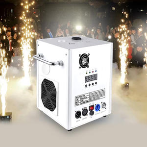 ماكينة ألعاب نارية بشرارة باردة بيضاء بقوة 750 واط، ماكينة نافورة الألعاب النارية بشرارة مع جهاز تحكم لاسلكي عن بعد لحفلات الزفاف - Product Image 2