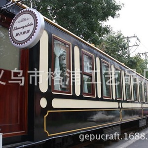 Custom Simulated Green <b>Train</b> Carriage 1:1 Scale <b>Outdoor</b> Metal Commercial Railway Decor Landscape Feature - Product Image 2