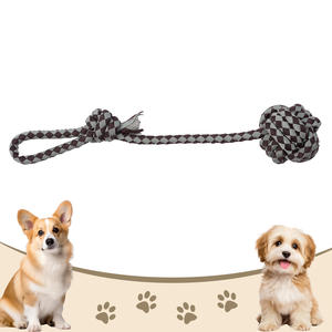 कारखाने थोक हॉट बिक्री इको फ्रेंडली बोरियत बस्टर कुत्ते प्रशिक्षण चउ खिलौना टिकाऊ कपास रस्सी पालतू खिलौना - Product Image 1