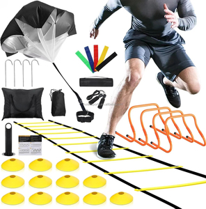 Workout Soccer Sport Gym Hot Selling Kit Bands Discs Drag Running Parachute <strong>Agility</strong> <strong>Ladder</strong> Football Equipment Set Speed Training - Product Image 2