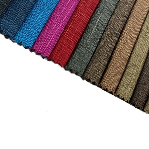 Custom Hometextile Upholstery Knitted <strong>Linen</strong> Looks Furniture Fabric 100% Polyester Flax <strong>Linen</strong> Fabric for Sofa or Curtain - Product Image 3