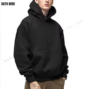 Felpa <span class=keywords><strong>con</strong></span> <span class=keywords><strong>Cappuccio</strong></span> di Alta Qualità, Oversize, in Pile Pesante, per l'Inverno, Abbigliamento Sportivo, Pullover <span class=keywords><strong>con</strong></span> <span class=keywords><strong>Cappuccio</strong></span> per Uomo - Product Image 1