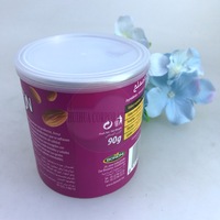 Tube en papier composite d'emballage alimentaire avec couvercle en plastique pour bidon en papier de qualité alimentaire avec impression personnalisée