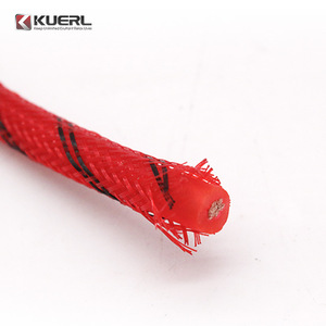 KUERL 10GA Pure Copper <b>Power</b> <b>Cable</b> Nylon Braided Sleeve Car Audio Upgrade - Product Image 1