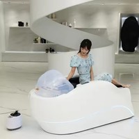 Chaise de massage thaïlandais électrique réglable pour le lavage des cheveux, mobilier de salon moderne pour la tête, thérapie spa, shampoing, lit pour le lavage des cheveux