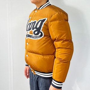 Custom Best Quality <b>Padded</b> Coats Bubble Clothing Outdoor Zip up Jackets Embroidery Patch logo Button Puffer Jacket Manufacturer - Product Image 5