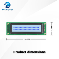 LCD Karakter Rusia JXD2002A-IIC STN Abu-abu Positif Antarmuka IIC/I2C dengan Lampu Latar 20*2 Modul Tampilan LCM Dot Matrix