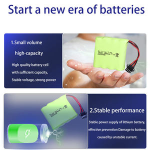 14500 Silindirik Li-Ion 7.4V 1000mAh Yüksek Döngü Ömrüne Sahip RC Tekneler ve Oyuncak Araçlar için Şarj Edilebilir Pil Paketi - Product Image 6