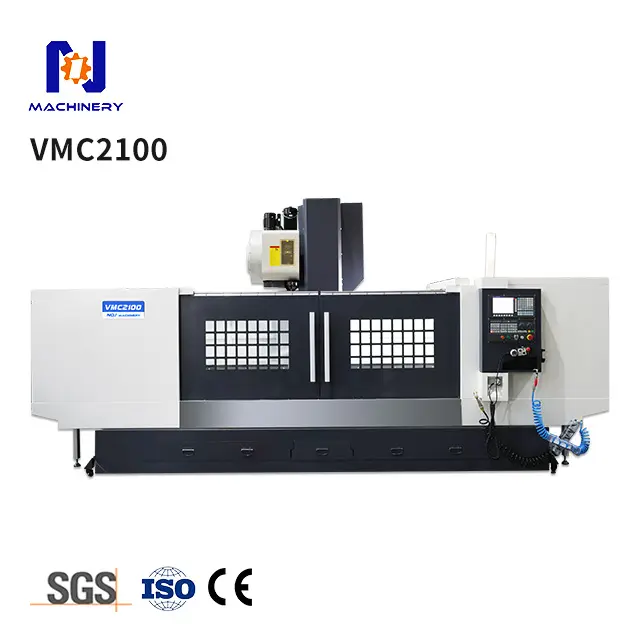 VMC2100 مجموعة 5 محاور CNC اسطوانة الرأس & كتل مركز الماكينة العمودية المعالجة الألومنيوم الماكينة 2100mm