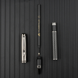 Nuevo Bolígrafo de Metal Negro Personalizado <span class=keywords><strong>0.2</strong></span>, Juego de Bolígrafos de Lujo para Negocios con Logotipo Personalizado en la Parte Superior, Calidad Premium para Regalo - Product Image 4