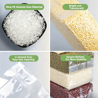 Sac sous vide en forme de brique pour riz, de qualité alimentaire, avec impression personnalisée, pour la vente en vrac aux marchés et aux épiceries, destiné aux commerçants et à la livraison au comptant