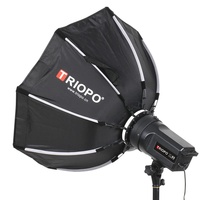 Nouveau diffuseur photo Triopo KX octogonal 65cm 90cm 120cm en PVC/tissu/nylon pour flash Godox V1