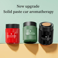 Diffuseur de parfum solide haut de gamme pour voiture en plastique, gel désodorisant longue durée et éliminateur d'odeurs