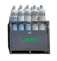 Prix bas, pureté de 99,999 %, gaz CO2 de qualité alimentaire, gaz liquide de dioxyde de carbone, réservoir de 40 L, 50 L, cartouche de CO2