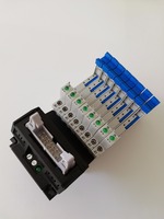 Relais électromagnétique mince PLC, certifié CE RoHS, haute puissance, protection époxy, épaisseur 6,2 mm, rail DIN, puissance nominale 6A