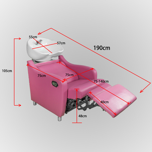 Fauteuil de lavage électrique réglable de luxe économique pour salon de <span class=keywords><strong>coiffure</strong></span> et de massage, avec <span class=keywords><strong>bac</strong></span> de lavage et fonction de lavage du dos - Product Image 6