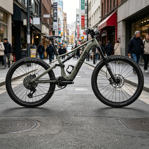 Vélo de montagne électrique Amflow PR Carbon avec batterie amovible 630Wh, suspension <span class=keywords><strong>Fox</strong></span>, SRAM - Product Image 1