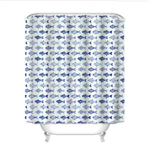 Cute Polyester Shower CurtainsWaterproof and Machine Washable Durable Fabric Shower Curtain