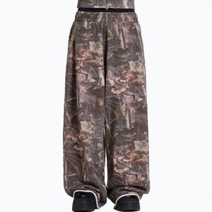 OEM High Quality Unisex Custom Woodland Camo Printed <b>Jogger</b> Pants Men Vintage <b>Oversized</b> Baggy Sweatpants <b>Jogger</b> - Product Image 3