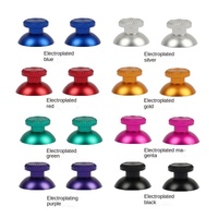 Manette de jeu 3D en métal en forme de champignon pour PS5 avec capuchon en alliage d'aluminium