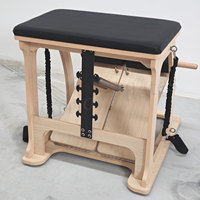 Chaise de Pilates Wunda en bois d'érable canadien stable et portable avec ressorts importés