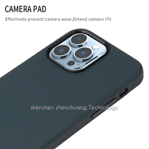 Funda protectora de lujo hecha a mano a prueba de arañazos para 13 IP13 PRO IP13 PRO MAX IP13 Mini PC de cuero microfibra Street Fashion - Product Image 3