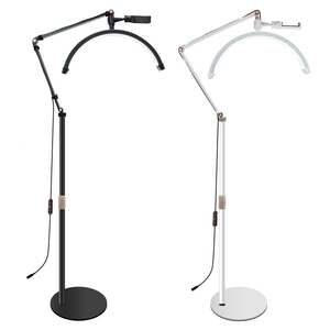Lámpara LED Profesional <span class=keywords><strong>de</strong></span> <span class=keywords><strong>Media</strong></span> <span class=keywords><strong>Luna</strong></span> para Salón <span class=keywords><strong>de</strong></span> Belleza, Manicura, Cuidado <span class=keywords><strong>de</strong></span> la Piel, Tatuajes y Extensión <span class=keywords><strong>de</strong></span> Pestañas - Product Image 1