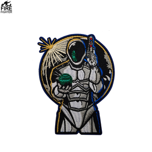 Biên Giới cuối cùng 100% thêu siêu nhân trong không gian Phi Hành Gia không gian vá thêu vải sticker cho túi hat DIY may - Product Image 1