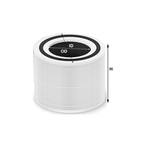 Filter HEPA H13 Pengganti Baru Efisiensi Tinggi Karbon Aktif Bertenaga USB Ramah Lingkungan Permeabilitas Tinggi Efisiensi 99,95%