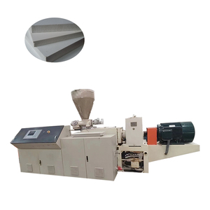 Máquina de WPC usada, máquina <span class=keywords><strong>cortadora</strong></span> de tablero de espuma de PVC compuesto de plástico y madera, línea de extrusión - Product Image 1