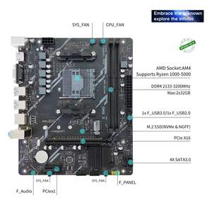 PANDL NEUES AM4-Mainboard-Set für PC-Spiele AMD Ryzen 7 3700X B450-Motherboard Unterstützt 64GB Max. Speicher Neue Desktop-Kombination - Product Image 4