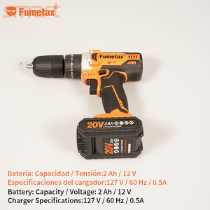 Perceuse à percussion sans fil Fumetax 3 fonctions (marteau perforateur, perceuse, tournevis) 127 V avec LED, 1,3 kg, mini-outils domestiques DIY à bas prix - Product Image 2