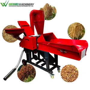 Zhengzhou Weiwei Machinery 9ZRF Integrado Agrícola Pulverizer é usado como a extremidade dianteira da pelota de alimentação