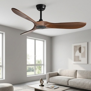 Ventiladores de Techo con Luces y Control Remoto, Motor Reversible BLDC, Madera Sólida, Directo de Fábrica, para Dormitorio y Sala de Estar - Product Image 1