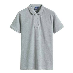 เสื้อโปโลชายปักโลโก้ตามสั่ง แห้งเร็ว สีพื้น แขนสั้น ผ้าถัก กระดุมติด เสื้อโปโลสำหรับทำงาน เล่นกอล์ฟ - Product Image 3