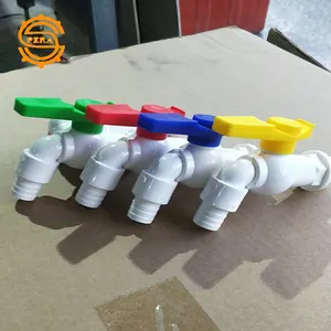 China supplier plastic water dispenser tap for Europe and American market 1/2 1/4pp pvc spigot faucets